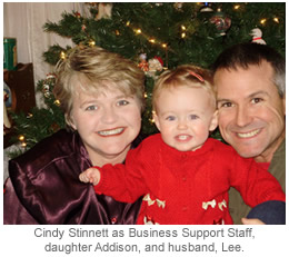 Cindy Stinnett and family