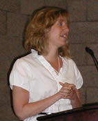 Esther receives the 2011 Outstanding New and Emerging Network Leader of the Year